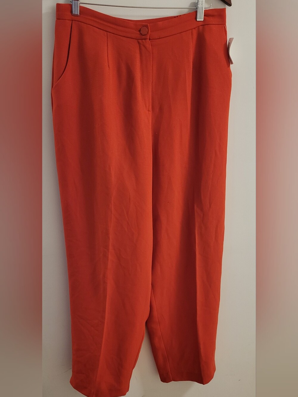 Lily & Taylor Vintage Orange Suit Pants Size 18 (Modern 14/16)